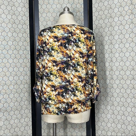 thesis Convertible Sleeve Elastic Waist Blouse - Picture 4 of 10